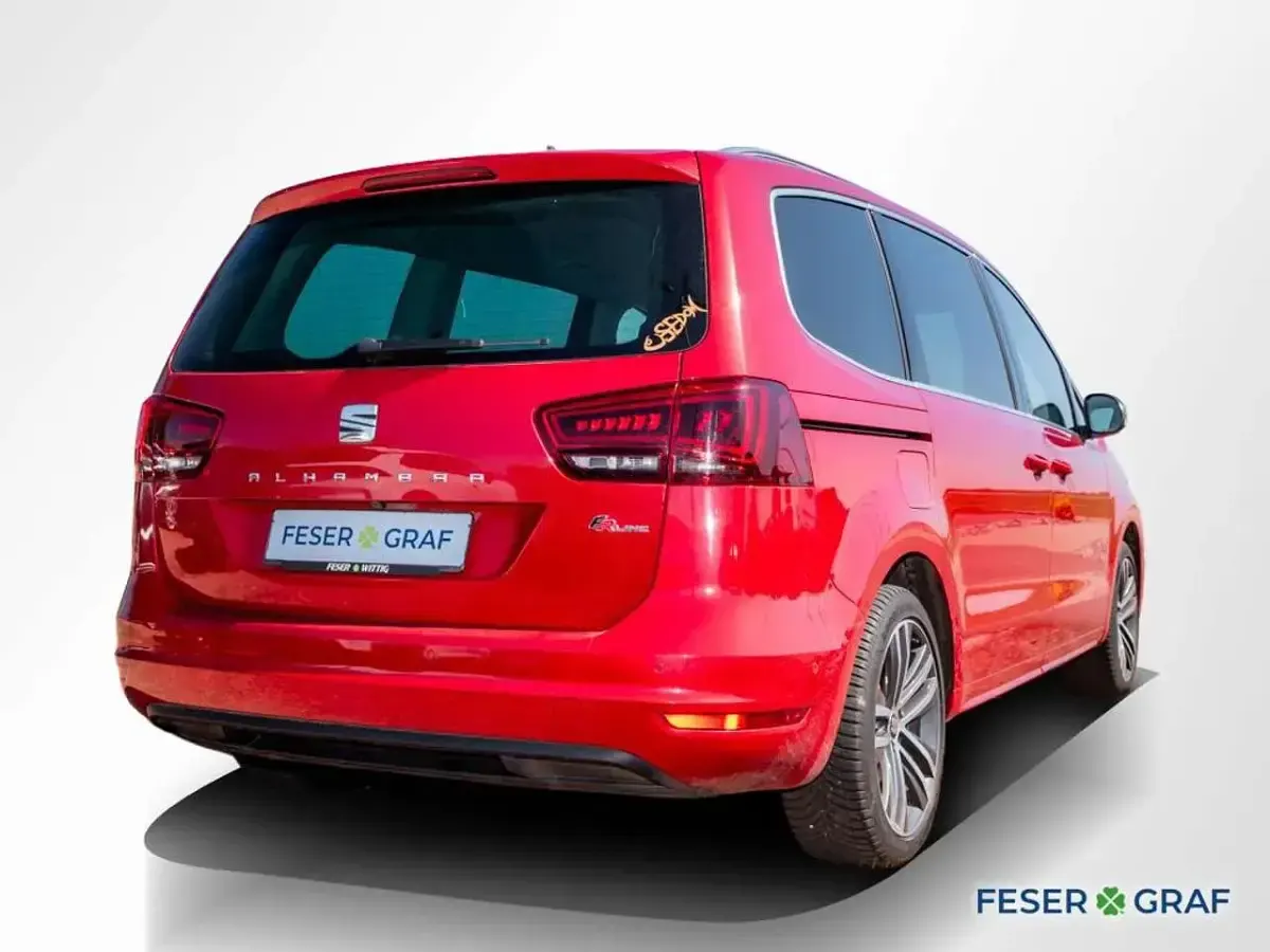 Gebraucht Seat Alhambra FR 150 PS (110 kW) 2022 Romance rot metallic Van / Kleinbus