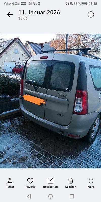 Gebraucht Dacia Logan 106 PS (77 kW) 2009 Gold Kombi