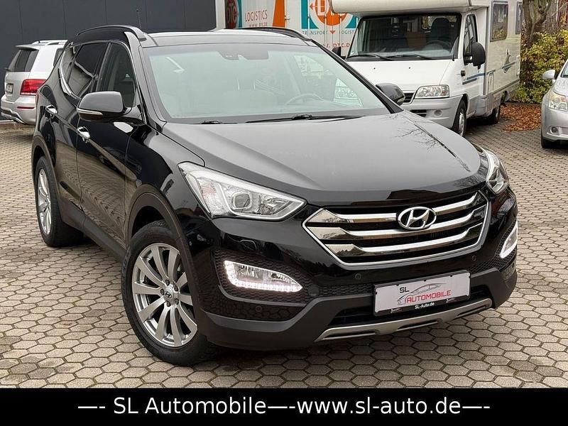 Schwarz Gebraucht 2015 Hyundai Santa Fe Premium SUV | 17.990 € (Guter Preis) - Bild 1/4