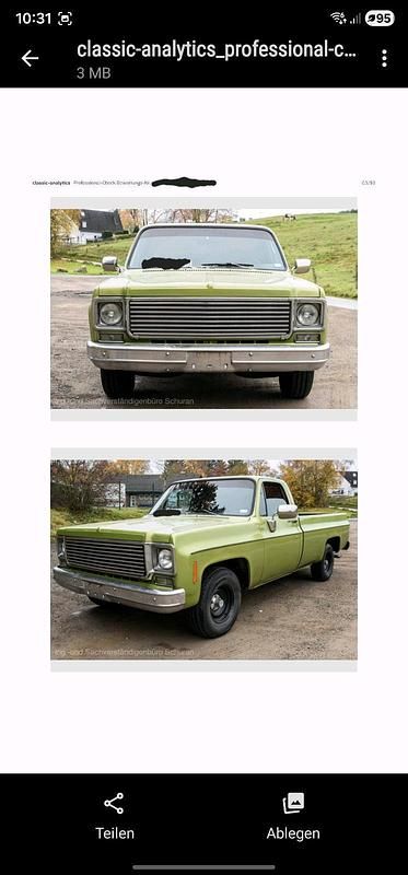 Gebraucht Chevrolet C10 175 PS (128 kW) 1973 Grün