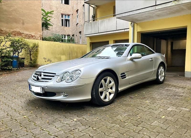 Gebraucht Mercedes SL500 306 PS (225 kW) 2002 Silber Cabrio