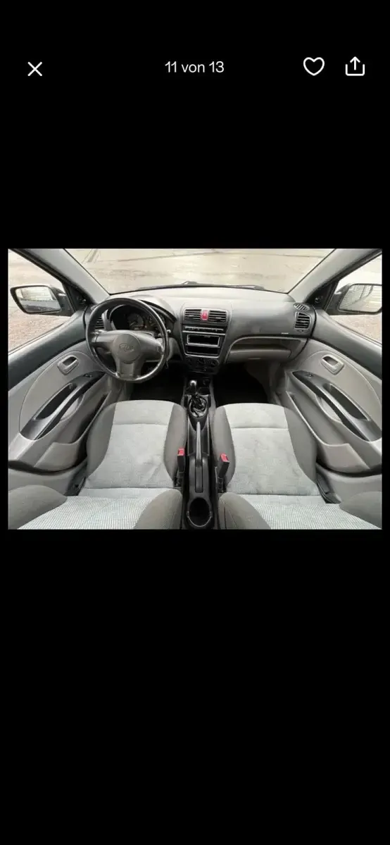Gebraucht Kia Picanto 65 PS (47 kW) 2007 Schwarz Kleinwagen