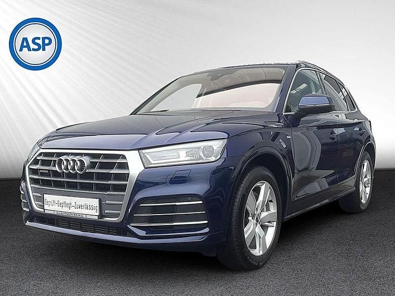 Gebraucht Audi Q5 S-Line 252 PS (185 kW) 2020 Blau (navarrablau metallic) SUV