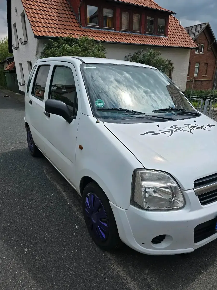 Gebraucht Opel Agila 60 PS (44 kW) 2005 Weiß Van / Kleinbus