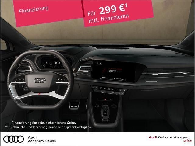 Grau (taifungrau) Gebraucht 2025 Audi Q4 e-tron S-Line SUV | 43.510 € (Etwas zu teuer) - Bild 1/3