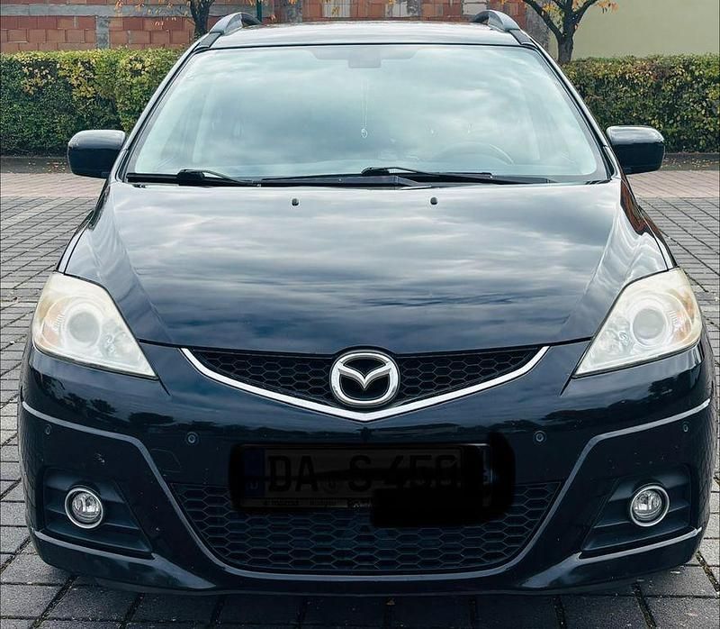 Schwarz Gebraucht 2009 Mazda 5 Active Plus Van / Kleinbus | 7.870 € - Bild 1/4