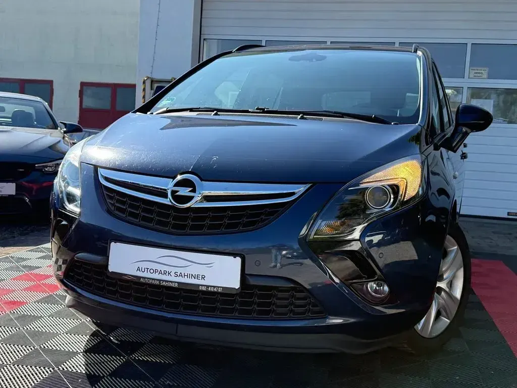Gebraucht Opel Zafira Tourer Edition 140 PS (102 kW) 2011 Blau Van / Kleinbus