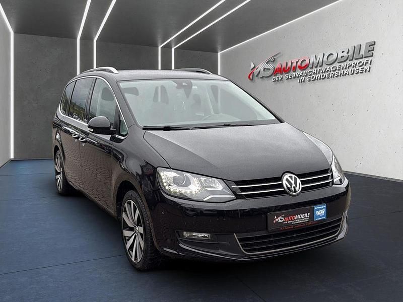 Gebraucht VW Sharan Allstar 150 PS (110 kW) 2016 Schwarz Van / Kleinbus