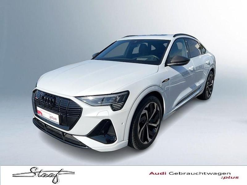 Weiß Gebraucht 2021 Audi e-tron Sportback S-Line SUV | 44.490 € (Etwas zu teuer) - Bild 1/4