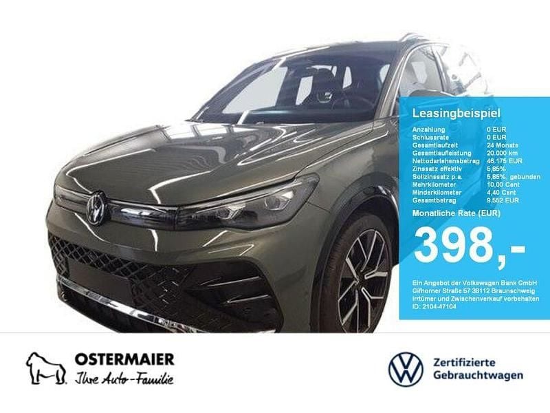Cipressinogrün metallic Gebraucht 2025 VW Tiguan R-line SUV | 46.175 € (Superpreis) - Bild 1/4