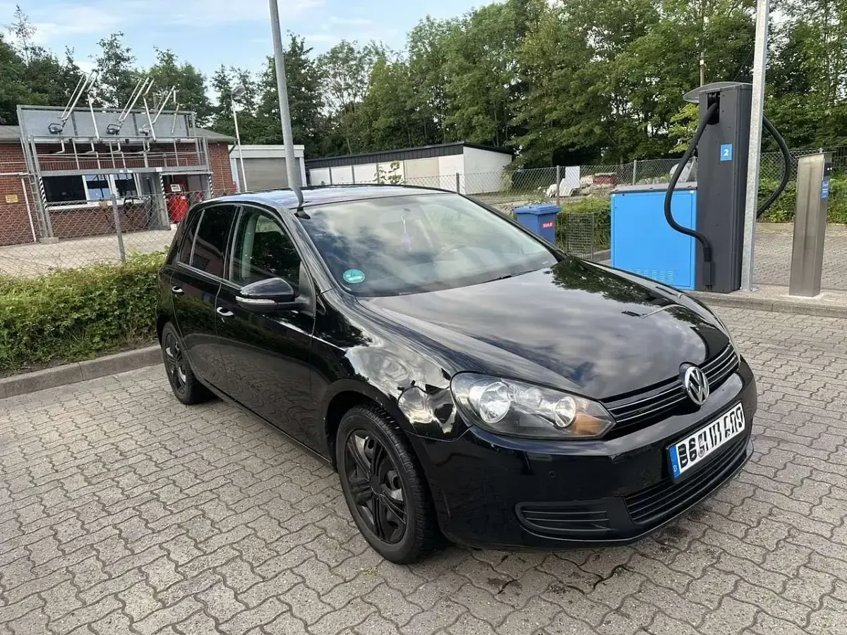 Gebraucht VW Golf VI Highline 122 PS (89 kW) 2009 Schwarz Kleinwagen
