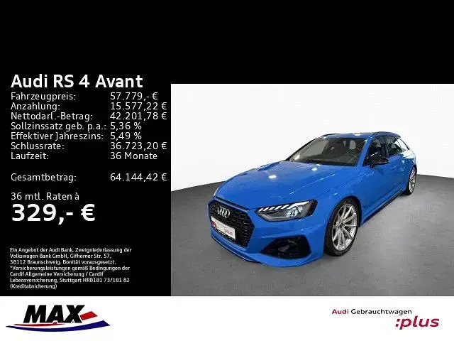 Gebraucht Audi RS4 Ambiente 450 PS (330 kW) 2022 Turboblau Kombi