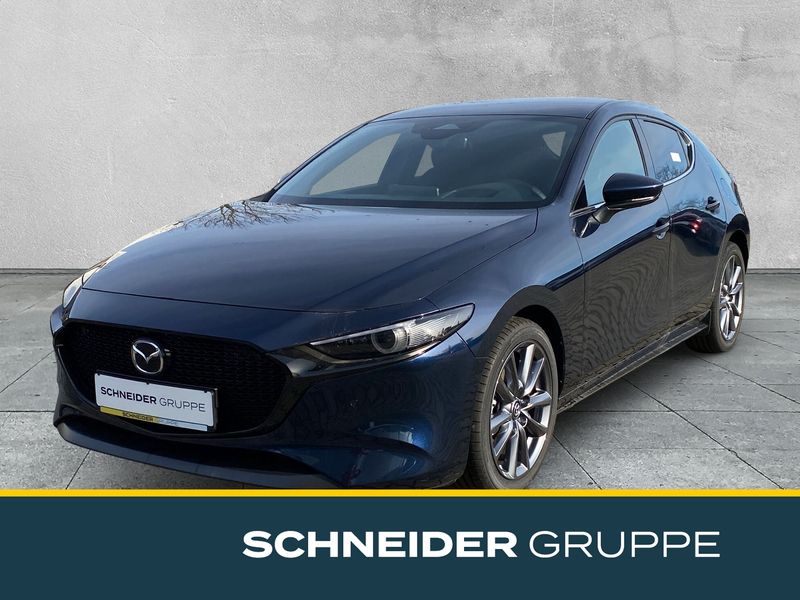 Blau Neu 2024 Mazda 3 Limousine | 28.990 € (Fairer Preis) - Bild 1/4