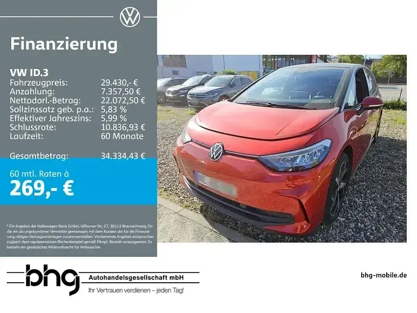 Gebraucht VW ID.3 Pro 150 kW (204 PS) 2024 Kleinwagen