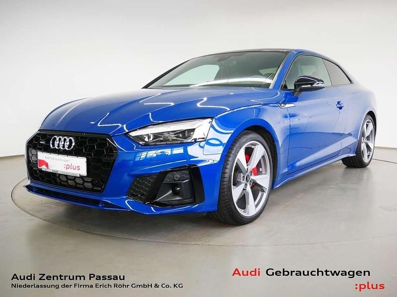 Ascariblau Gebraucht 2024 Audi A5 S-Line Coupé | 50.345 € (Superpreis) - Bild 1/4