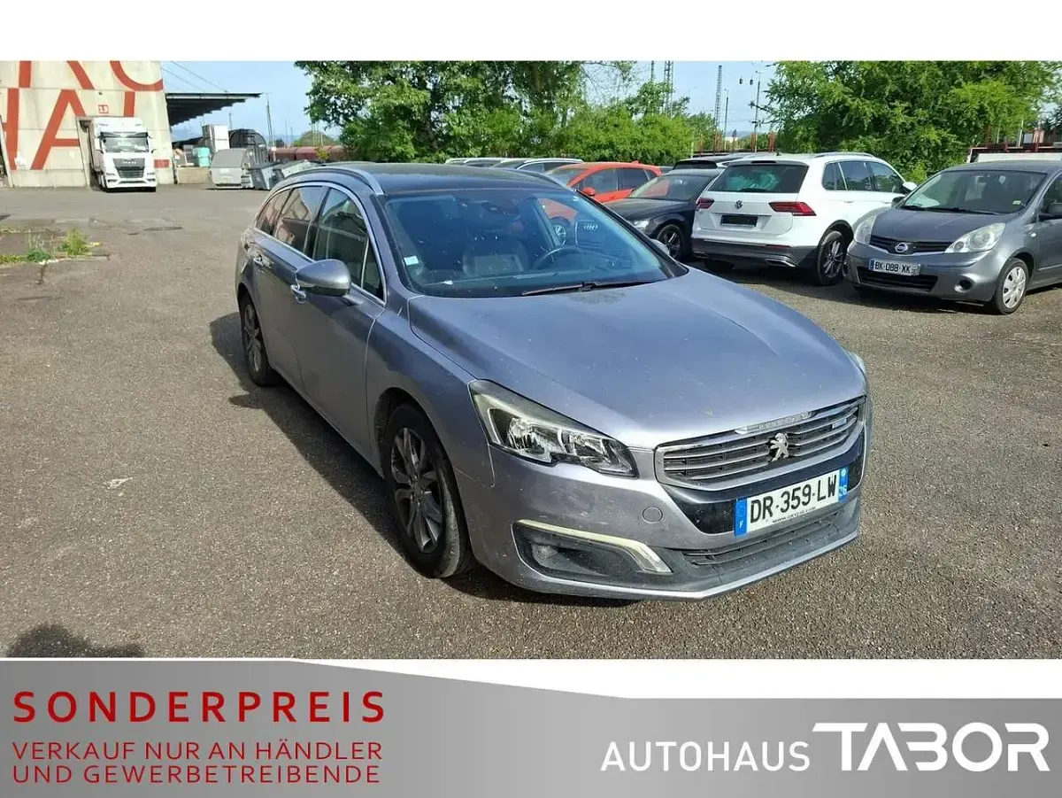 Gebraucht Peugeot 508 Allure 150 PS (110 kW) 2015 Lack grau artense/metallic kla Kombi