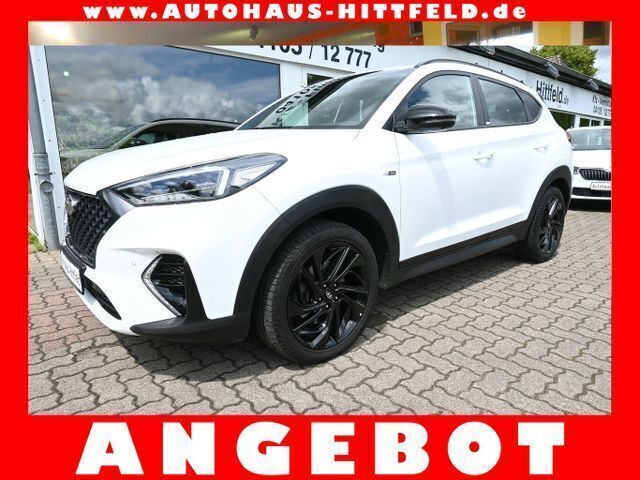 Polarwhite uni Gebraucht 2020 Hyundai Tucson N Line SUV | 23.800 € (Fairer Preis) - Bild 1/4