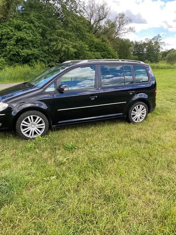 Gebraucht VW Touran 105 PS (77 kW) 2007 Schwarz Van / Kleinbus