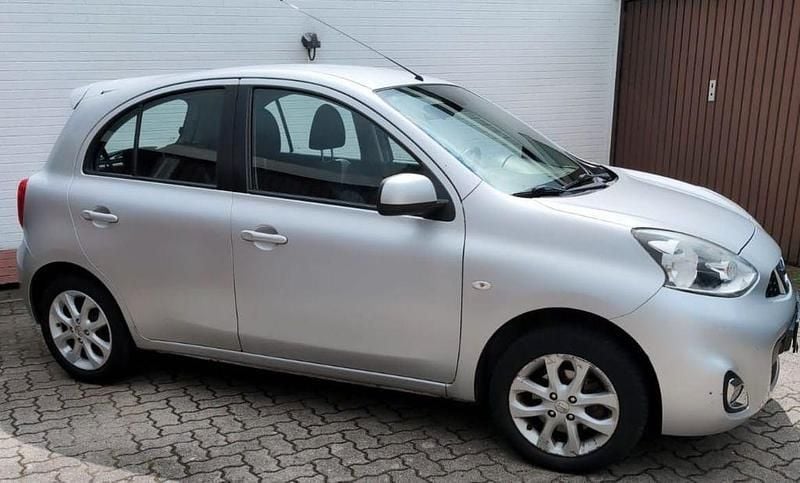 Silber Gebraucht 2015 Nissan Micra Kleinwagen | 3.333 € (Guter Preis) - Bild 1/4