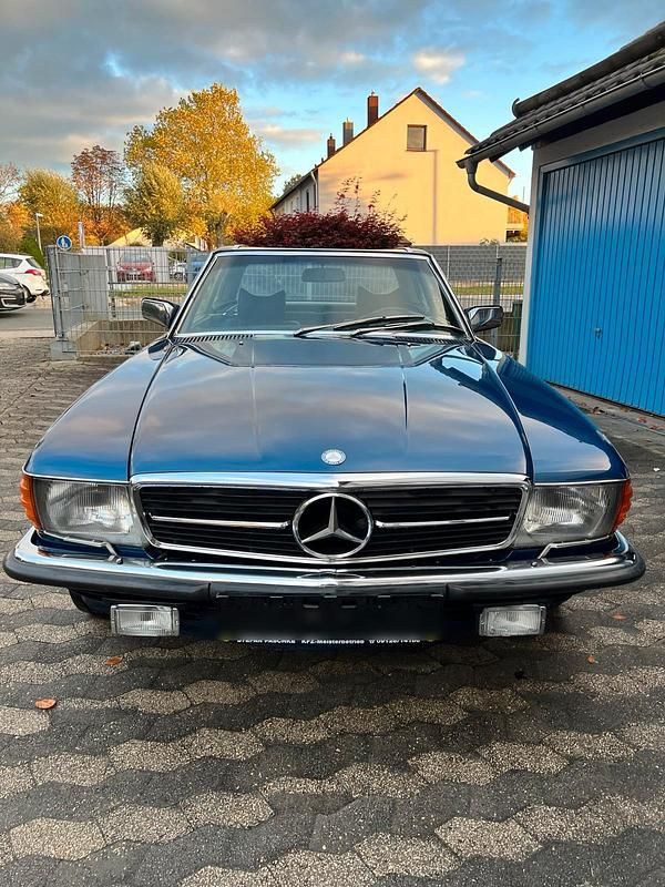 Blau Gebraucht 1978 Mercedes SL350 Cabrio | 21.500 € - Bild 1/4