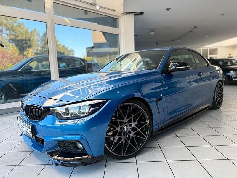Usata BMW 440 Performance 326 CV (239 kW) 2017 Blu Cabrio