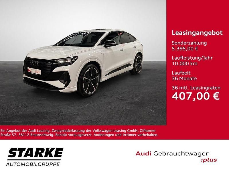 Gebraucht Audi Q4 Sportback e-tron Sport 210 kW (286 PS) 2025 Gletscherweiß metallic SUV