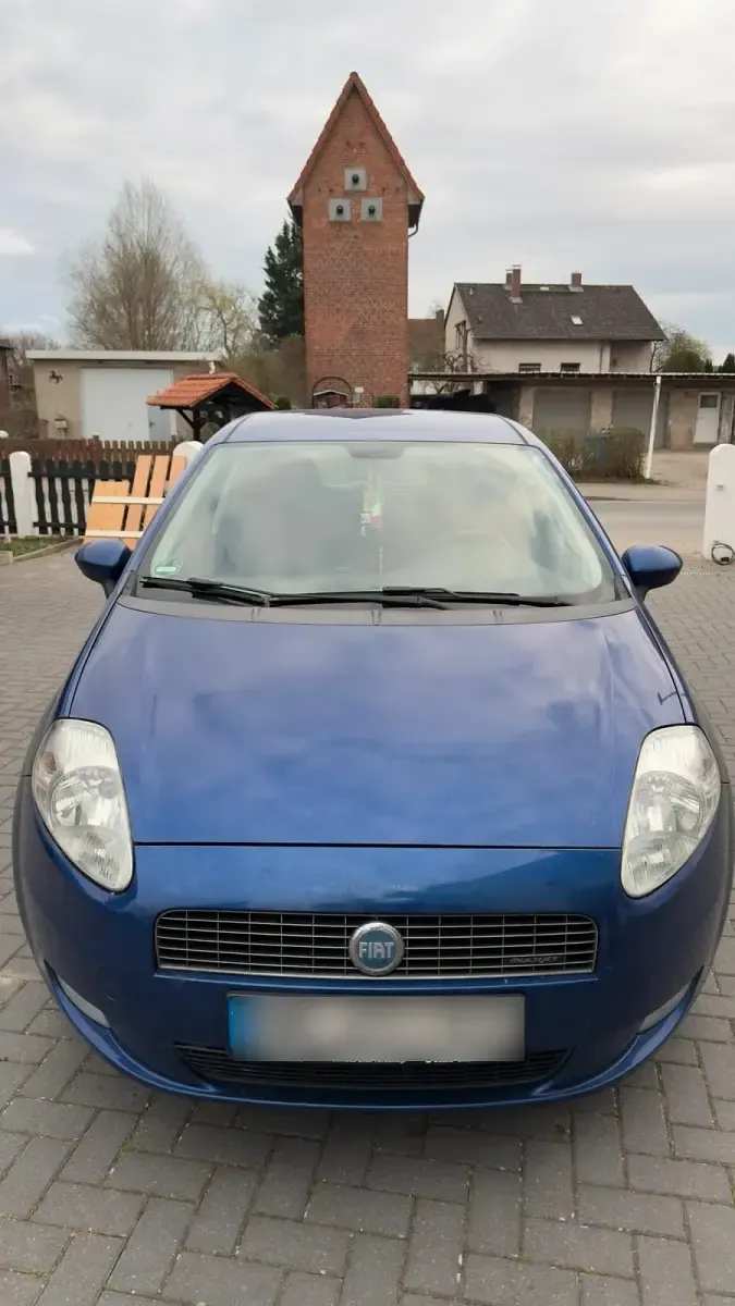 Gebraucht Fiat Grande Punto 75 PS (55 kW) 2007 Blau Kleinwagen