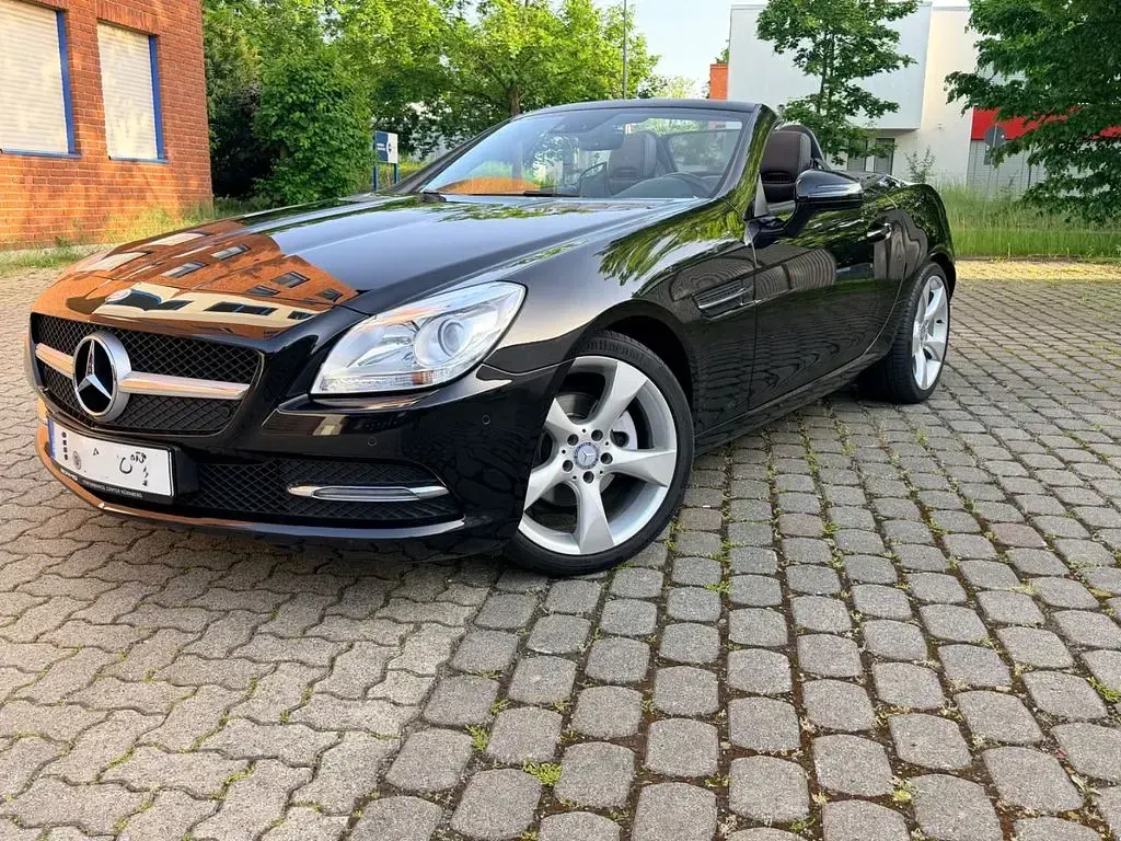 Usata Mercedes SLK200 184 CV (135 kW) 2012 Nero Cabrio