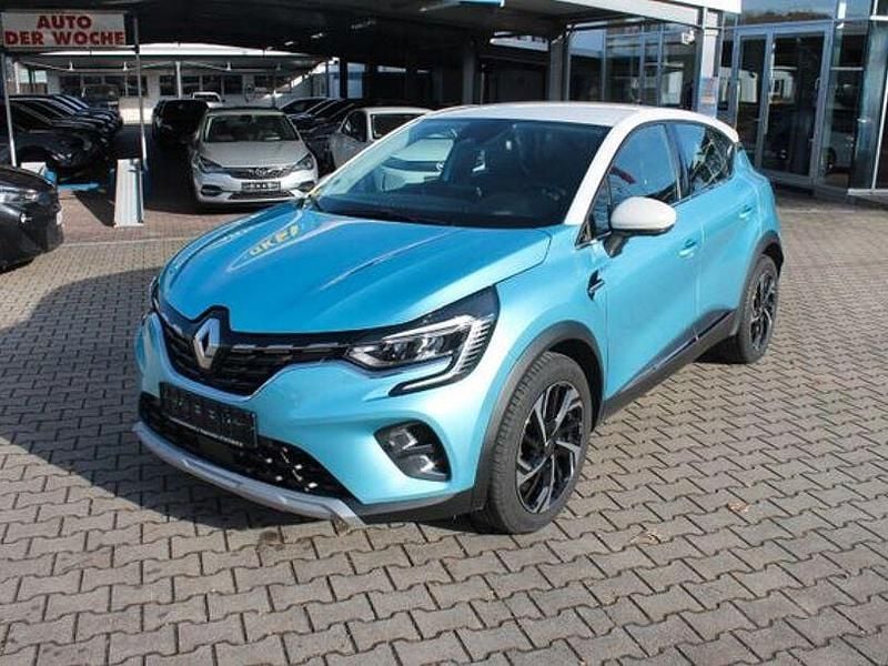 Blau Gebraucht 2021 Renault Captur Intens SUV | 13.990 € (Guter Preis) - Bild 1/4