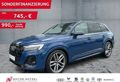 Gebraucht Audi Q7 S-Line 286 PS (210 kW) 2024 Ascariblau metallic SUV
