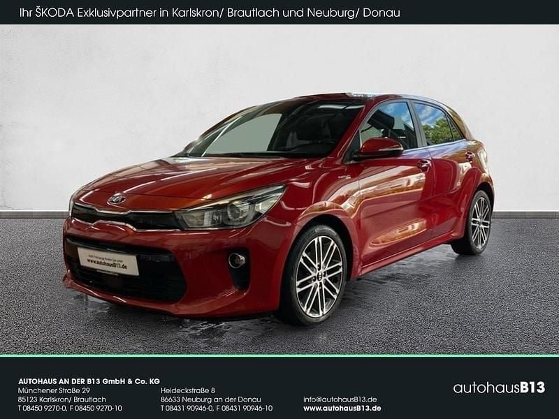 Signalrot metallic Gebraucht 2019 Kia Rio Kleinwagen | 13.950 € (Fairer Preis) - Bild 1/4