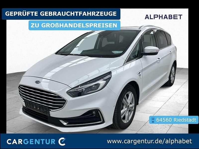 Frost weiss Gebraucht 2020 Ford S-MAX Titanium Van / Kleinbus | 15.207 € (Fairer Preis) - Bild 1/2