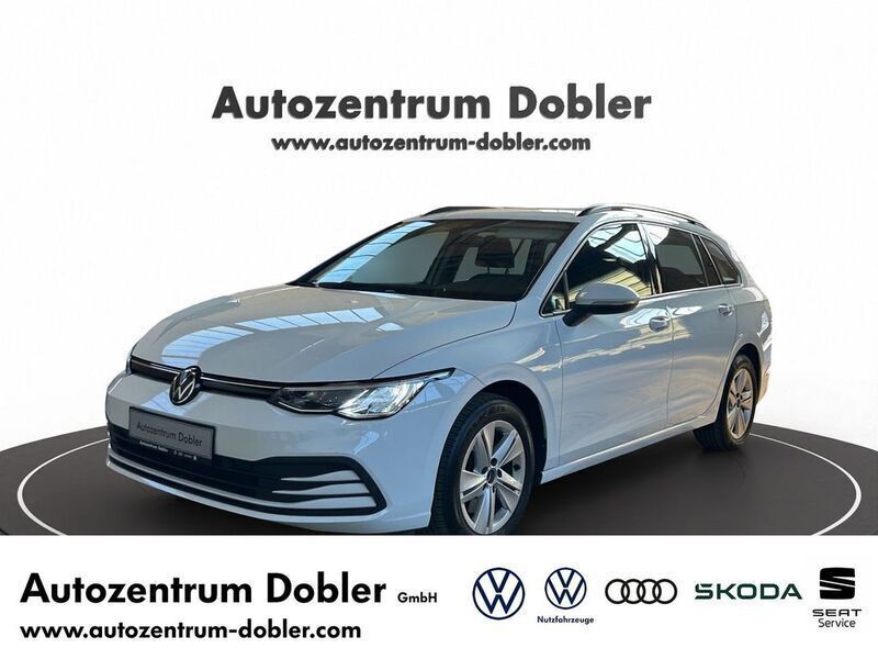 Pure white Gebraucht 2022 VW Golf VIII Life Kombi | 18.440 € (Superpreis) - Bild 1/4