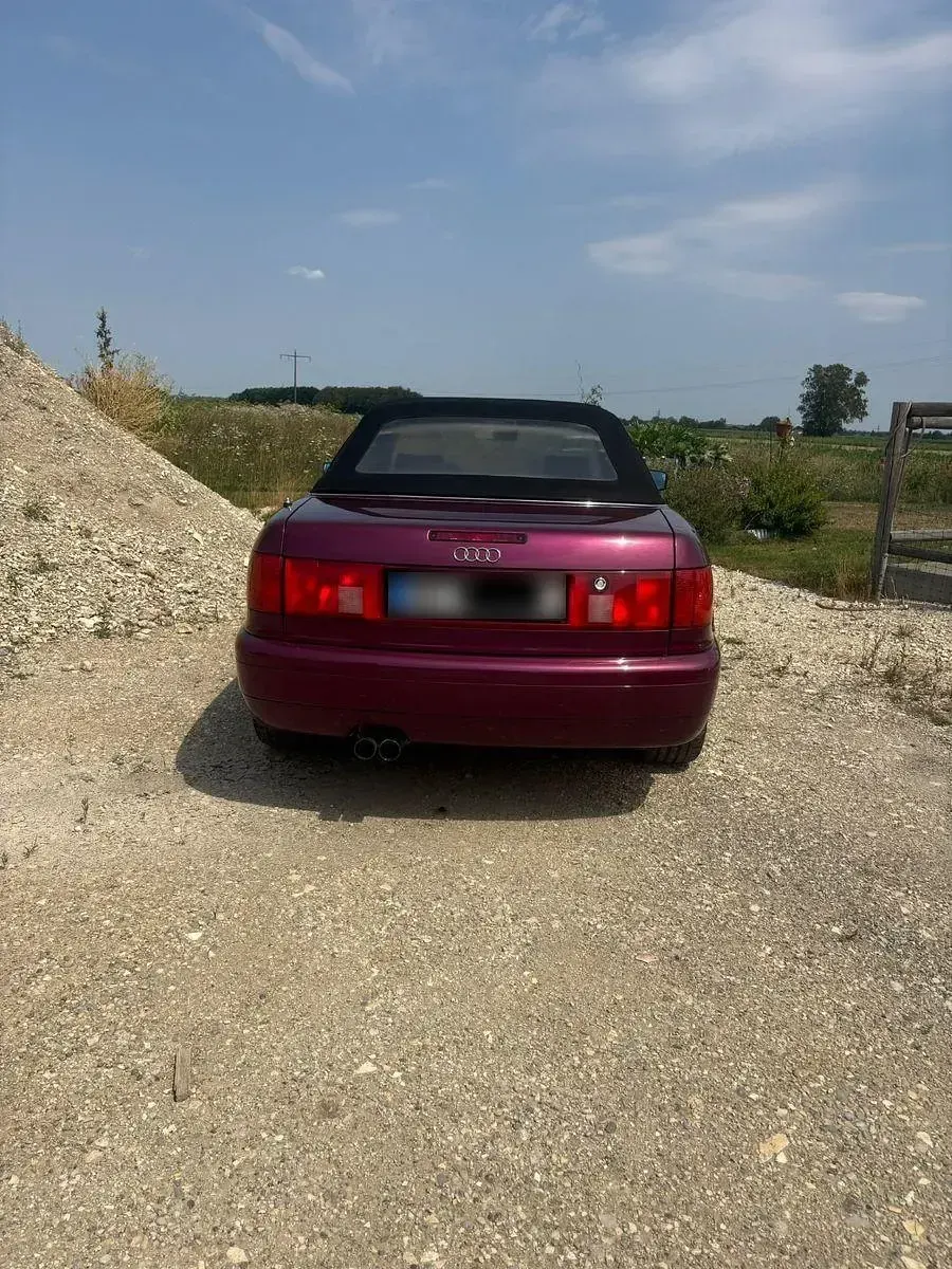 Gebraucht Audi Cabriolet 125 PS (91 kW) 1999 Violet Cabrio
