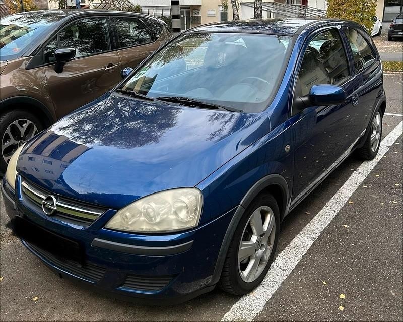 Blau Gebraucht 2004 Opel Corsa Kleinwagen | 690 € (Guter Preis) - Bild 1/4