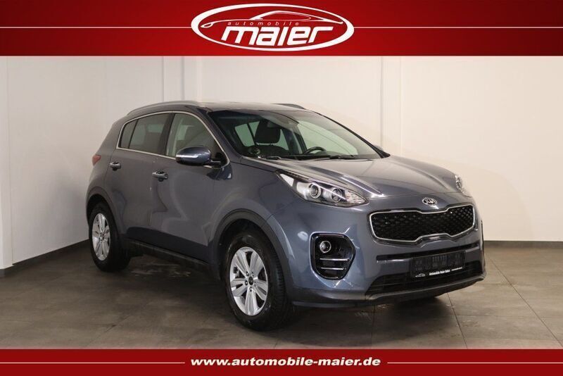 Blau Gebraucht 2018 Kia Sportage DREAM-TEAM Edition SUV | 12.900 € (Superpreis) - Bild 1/4