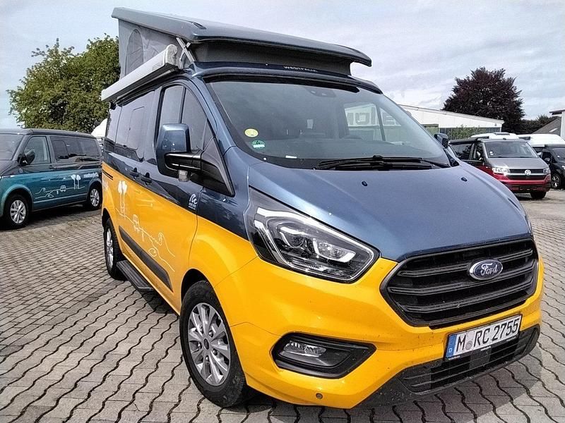Blau Gebraucht 2021 Ford Transit Custom Nugget Van / Kleinbus | 49.900 € (Fairer Preis) - Bild 1/4
