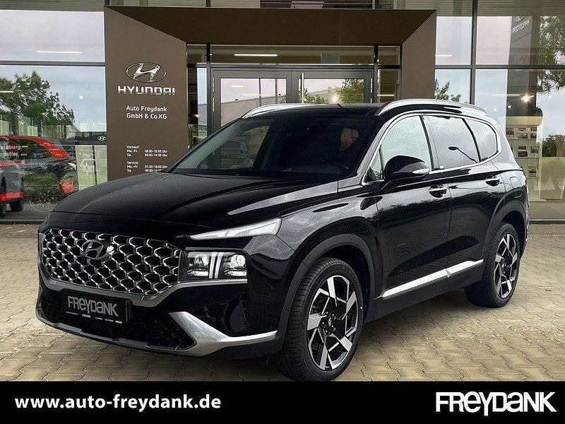 Phantom black / mic Gebraucht 2021 Hyundai Santa Fe Prime SUV | 32.999 € (Fairer Preis) - Bild 1/4