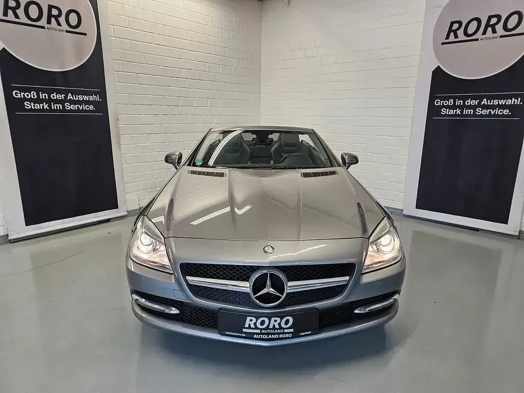 Gebraucht Mercedes SLK250 204 PS (150 kW) 2012 Silber Cabrio