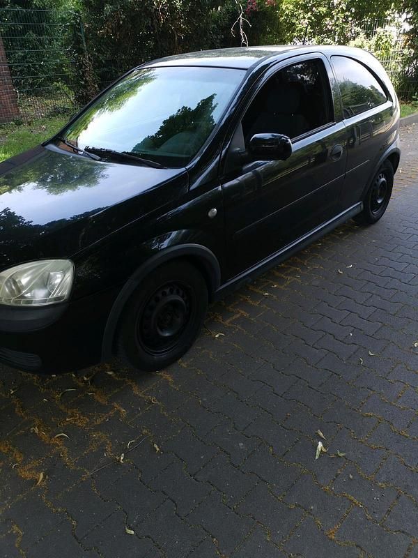 Schwarz Gebraucht 2002 Opel Corsa Kleinwagen | 390 € (Superpreis) - Bild 1/4