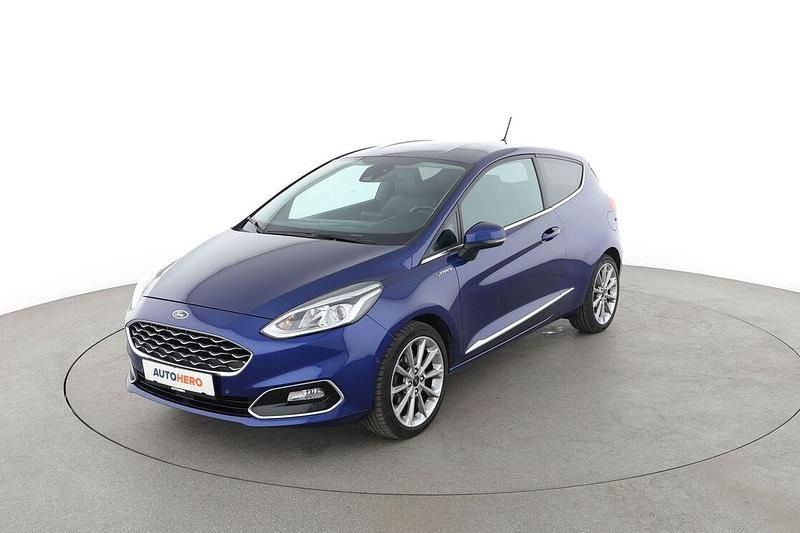 Blau Gebraucht 2018 Ford Fiesta Vignale Kleinwagen | 11.090 € (Fairer Preis) - Bild 1/3