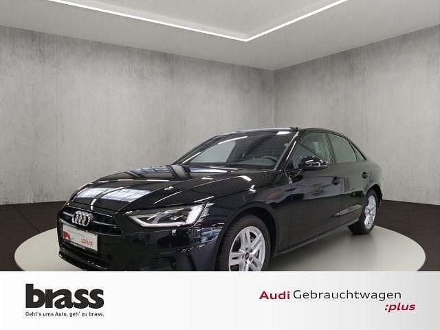 Schwarz (mythosschwarz metallic) Gebraucht 2024 Audi A4 Advanced Plus Limousine | 33.600 € (Guter Preis) - Bild 1/4