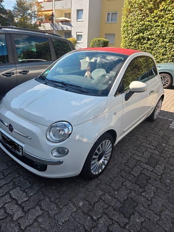Weiß Gebraucht 2015 Fiat 500C Lounge Cabrio | 6.400 € (Guter Preis) - Bild 1/4