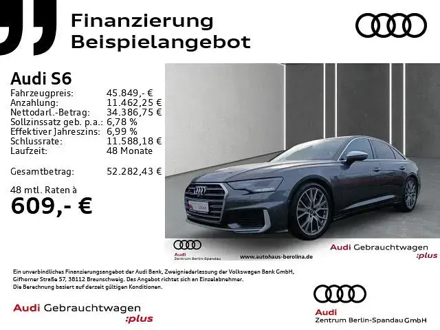 Gebraucht Audi S6 Ambiente 344 PS (253 kW) 2023 Daytonagrau perleffekt Limousine