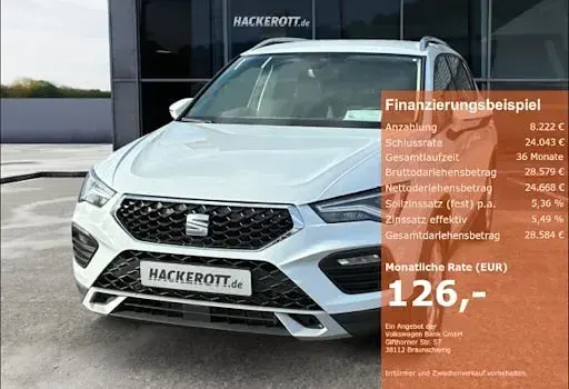Neu Seat Ateca 150 PS (110 kW) 2025 Weiß SUV