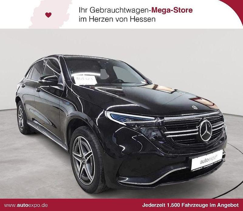 Schwarz Gebraucht 2022 Mercedes EQC400 AMG SUV | 33.789 € (Fairer Preis) - Bild 1/4