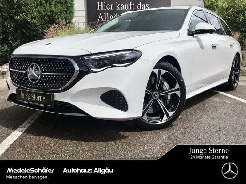 Unilack polarweiß Gebraucht 2024 Mercedes E300 Avantgarde Kombi | 48.460 € (Superpreis) - Bild 1/4