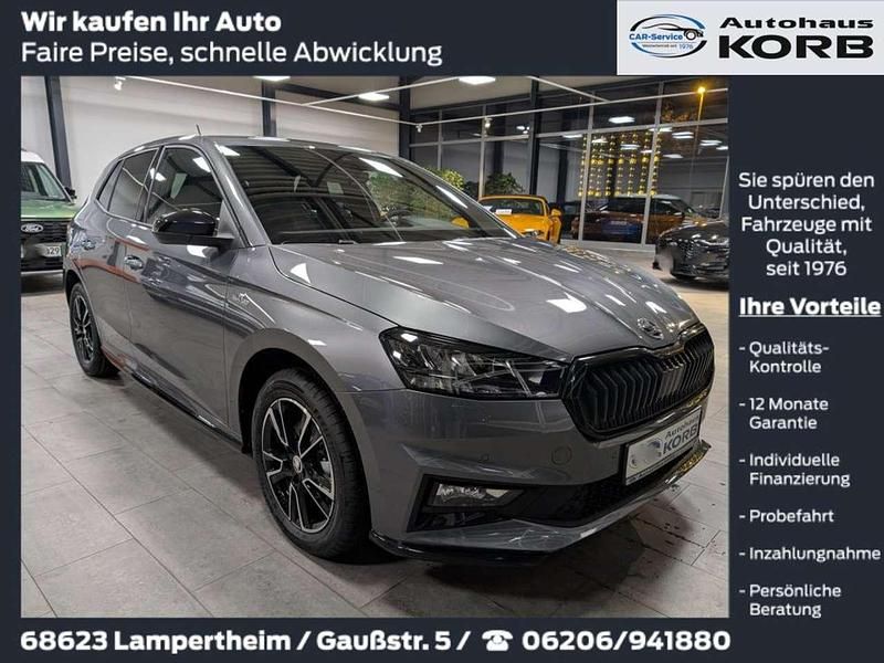 Graphitegrau Neu 2024 Skoda Fabia Monte Carlo Limousine | 24.850 € (Fairer Preis) - Bild 1/4