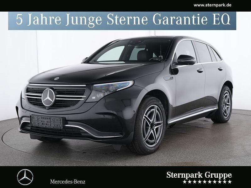 Lack obsidianschwarz Gebraucht 2023 Mercedes EQC400 AMG SUV | 39.490 € (Fairer Preis) - Bild 1/4