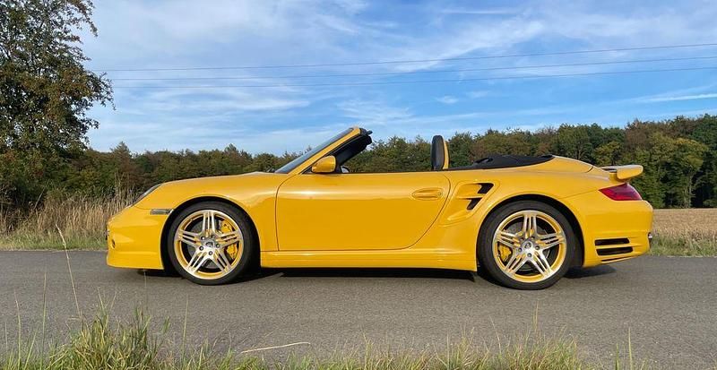 Gelb Gebraucht 2007 Porsche 997 Cabrio | 119.971 € - Bild 1/4